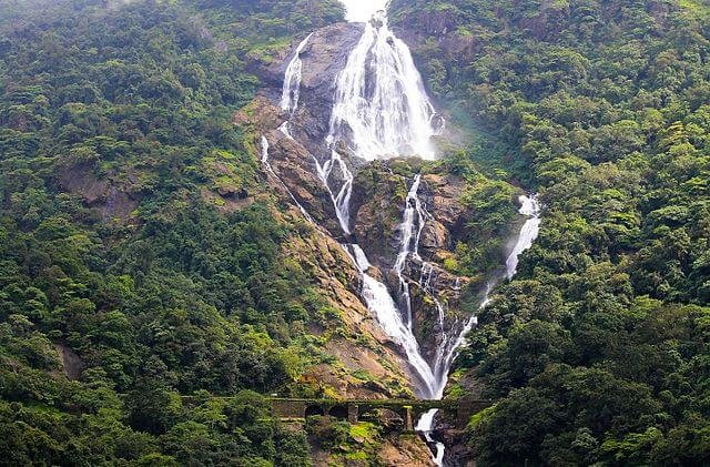 Dudhsagar Waterfall in Goa | Beautiful Places India