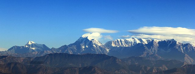 View of the Nanda Devi range from Kausani, Uttarakhand - Beautiful Places India